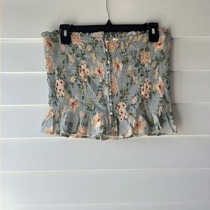 American Eagle Flower Tube Top